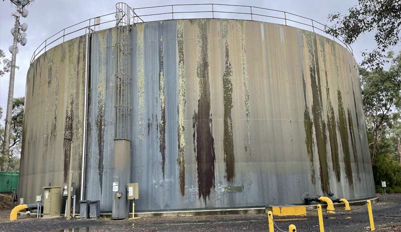 Ringwood Water Tank Coating Removal